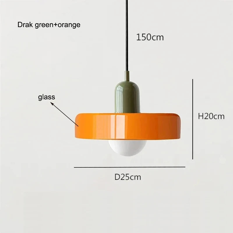 Nordic Glass Bauhaus Chandelier Light