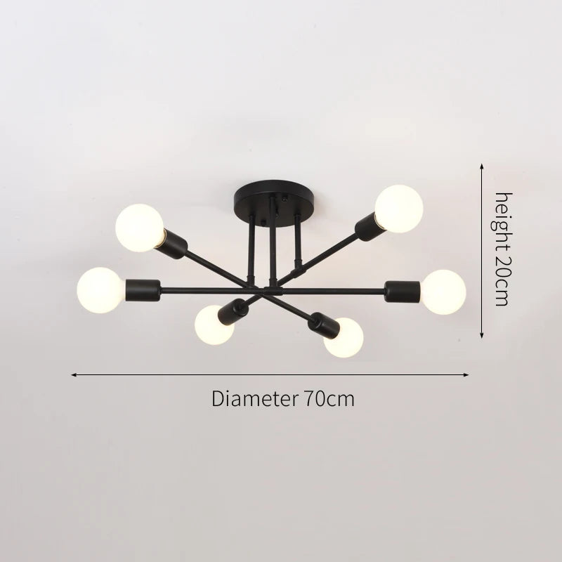 Modern Minimalist Branch Chandelier Luxury Ceiling Light