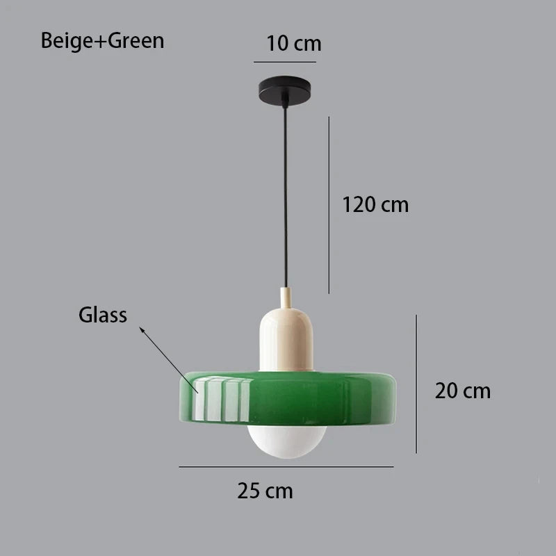 Nordic Glass Bauhaus Chandelier Light