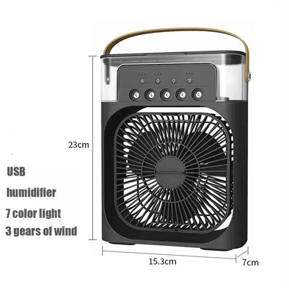 3-in-1 Portable Mini Air Cooler Fan