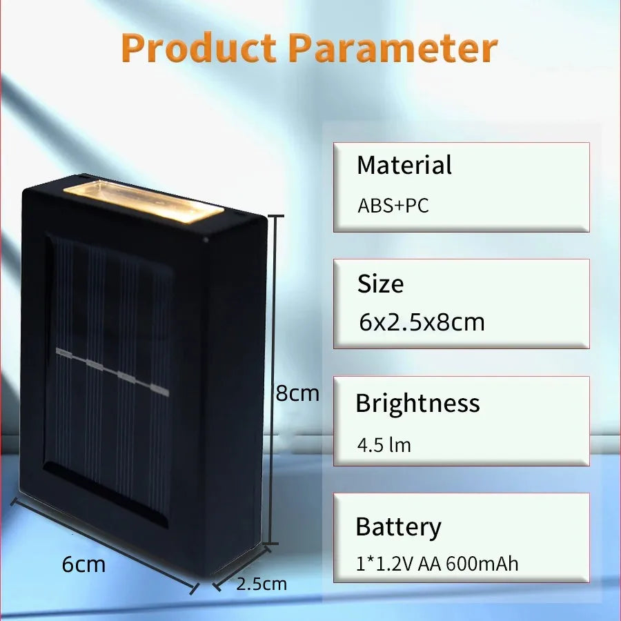 LED Solar Wall Light