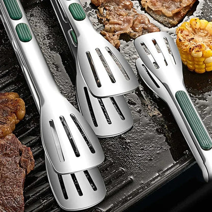 Stainless Steel Food Tongs Heat-Resistant