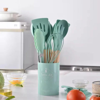 12PCS Silicone Kitchen Utensil Set