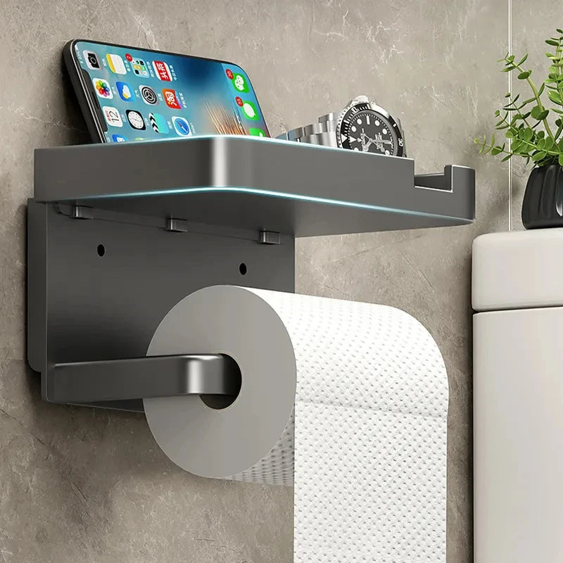 Wall-Mounted Toilet Paper Holder