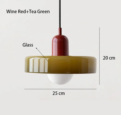Nordic Glass Bauhaus Chandelier Light