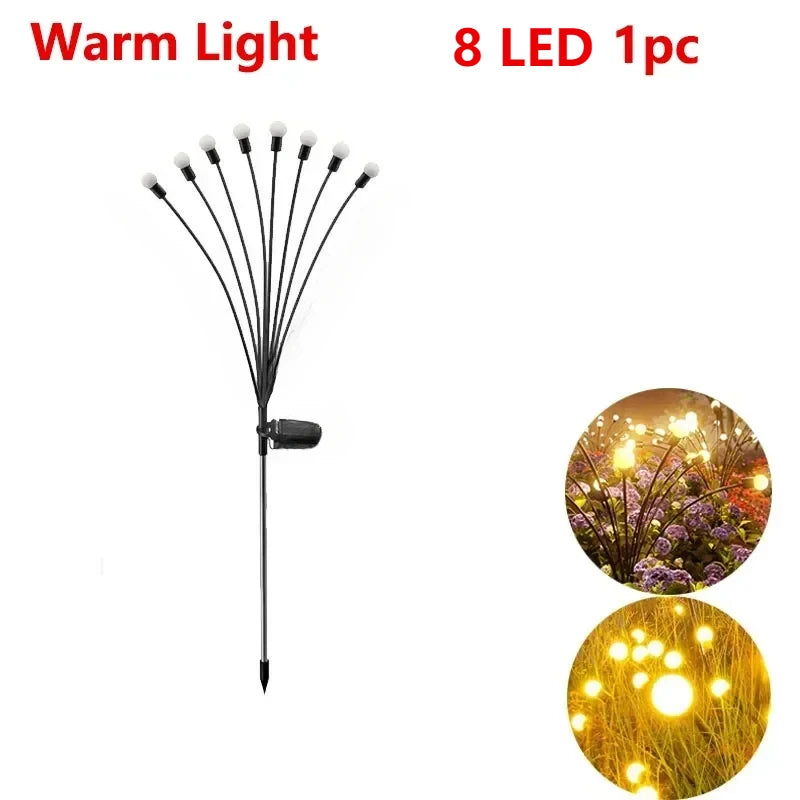 Solar Firework LED Garden Lights