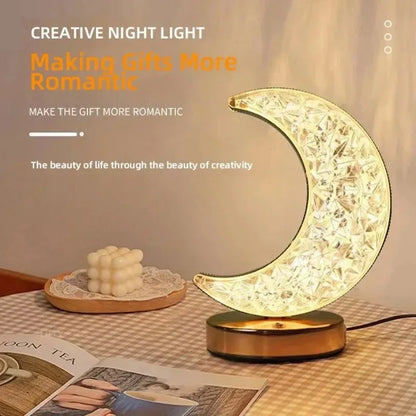 3D Crystal Touch Night Light