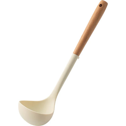Silicone Cooking Spatula Wooden Handle