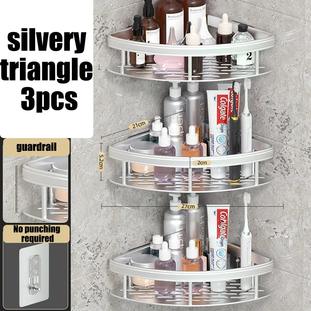 Wall-Mounted Bathroom Shelf