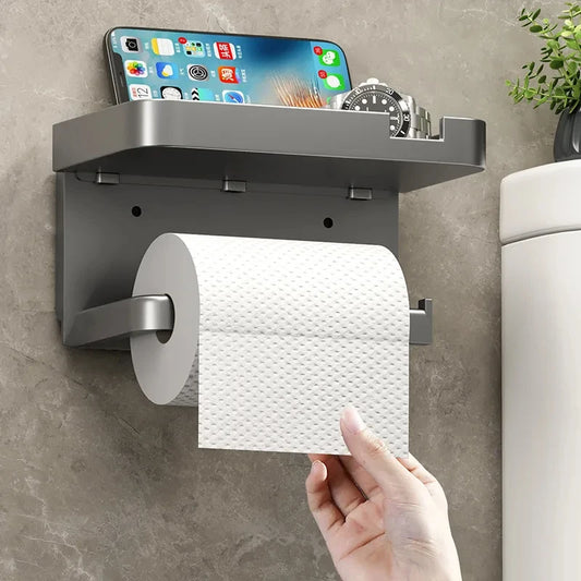 Wall-Mounted Toilet Paper Holder