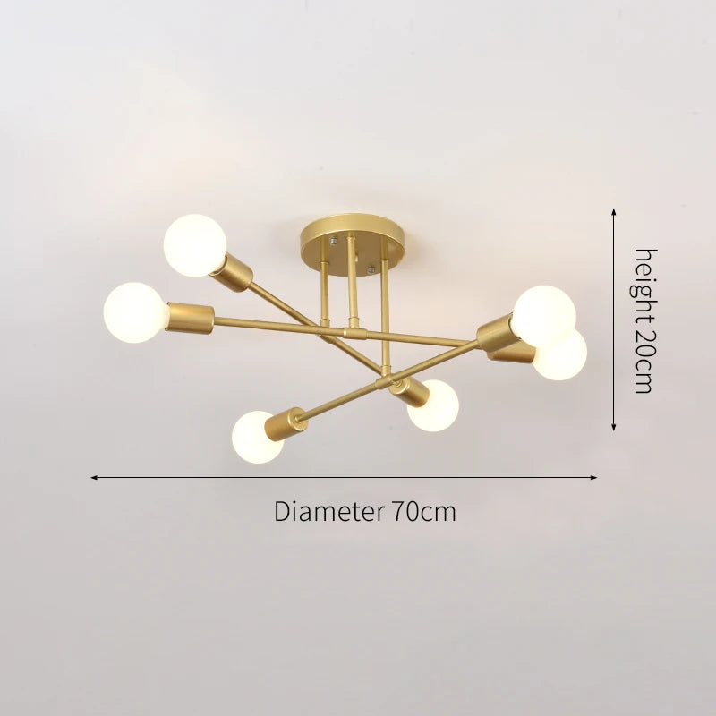Modern Minimalist Branch Chandelier Luxury Ceiling Light