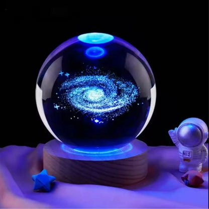 Galaxy Crystal Ball LED Night Light
