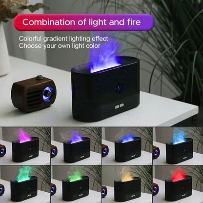 LED Flame Ultrasonic Humidifier