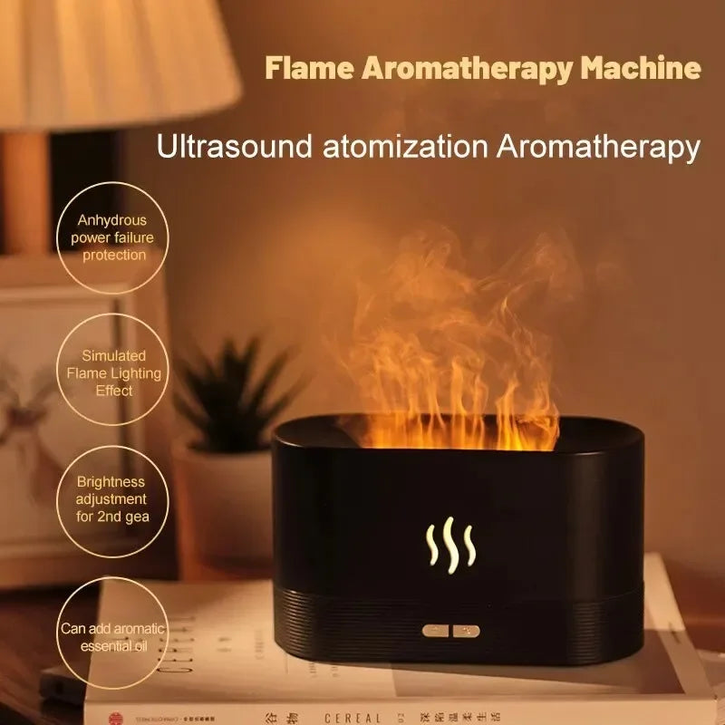 LED Flame Ultrasonic Humidifier