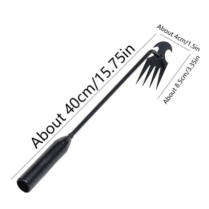 Carbon Steel Garden Hoe Durable Hand Weeding Tool