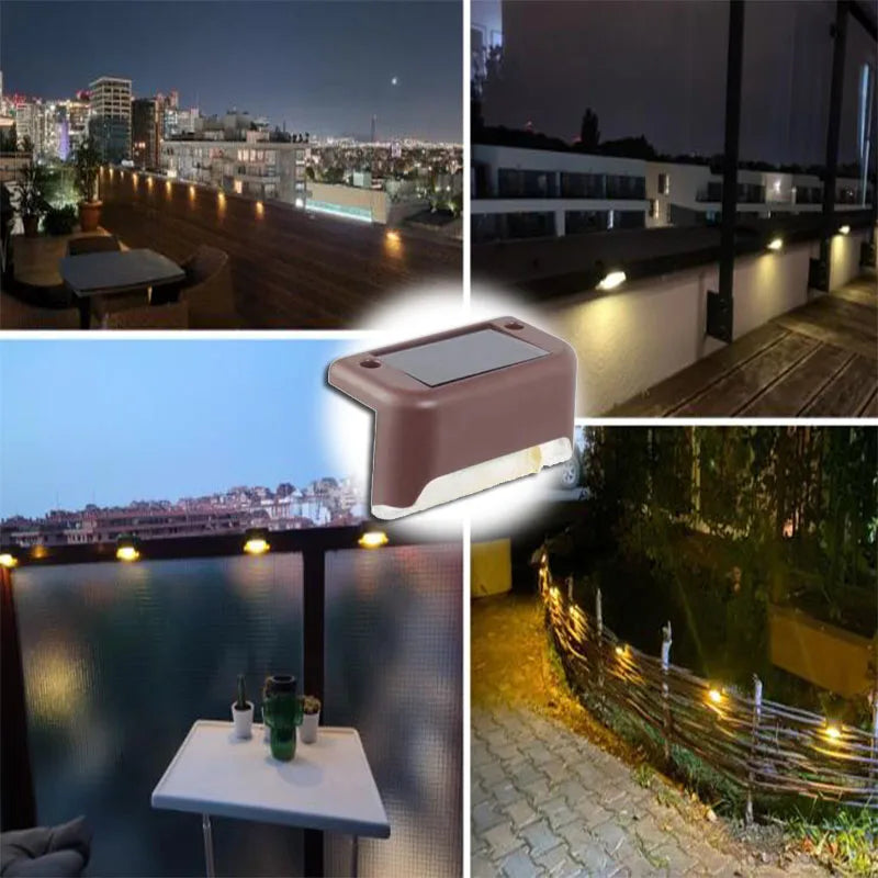 Warm White Solar Step Lights