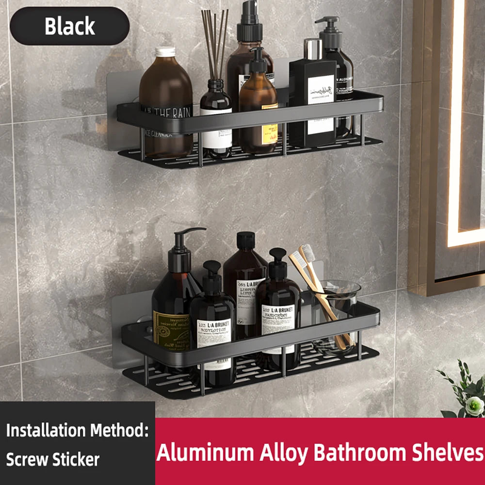 Wall-Mounted Bathroom Shelf