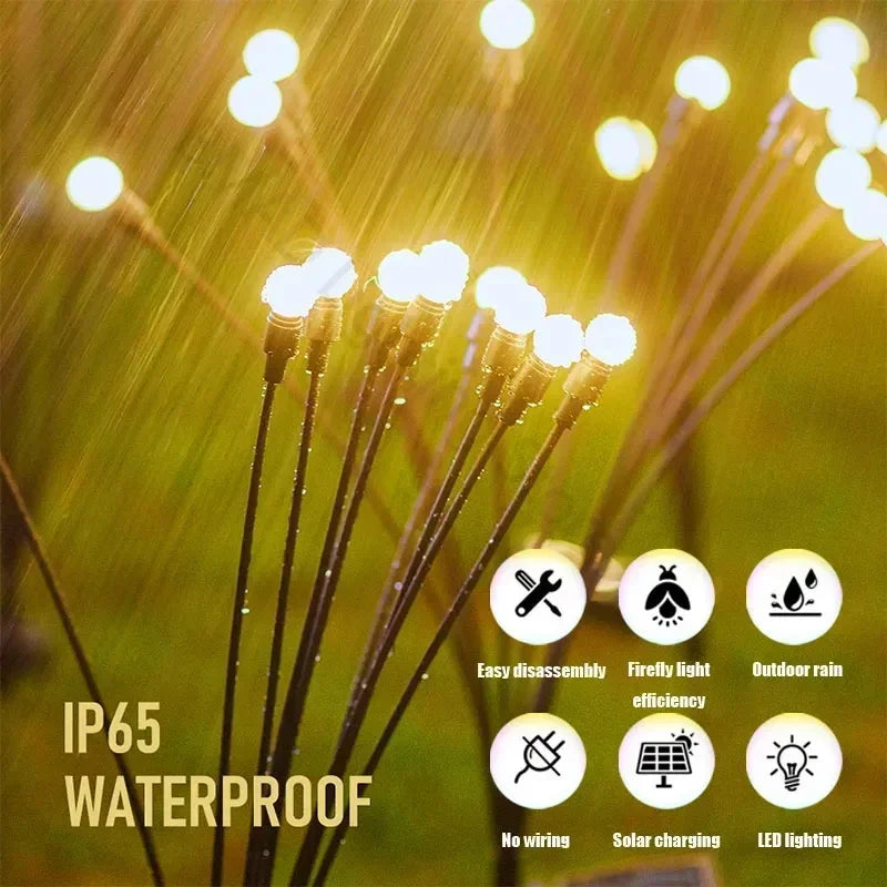 Solar Firework LED Garden Lights