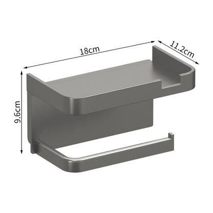 Wall-Mounted Toilet Paper Holder