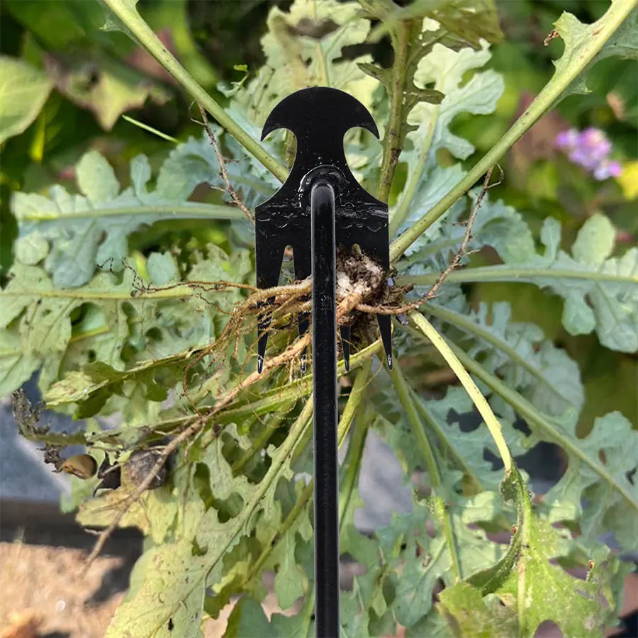 Carbon Steel Garden Hoe Durable Hand Weeding Tool