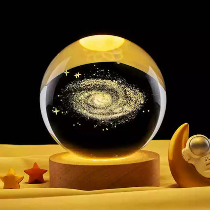 Galaxy Crystal Ball LED Night Light