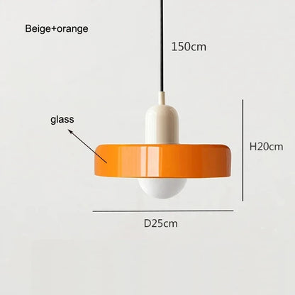 Nordic Glass Bauhaus Chandelier Light