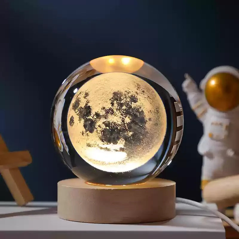 Galaxy Crystal Ball LED Night Light