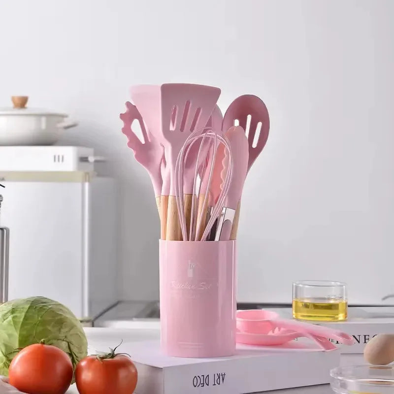 12PCS Silicone Kitchen Utensil Set