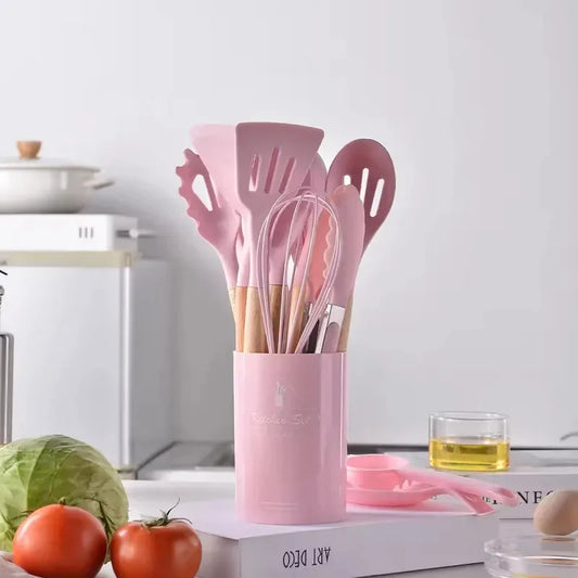 12PCS Silicone Kitchen Utensil Set
