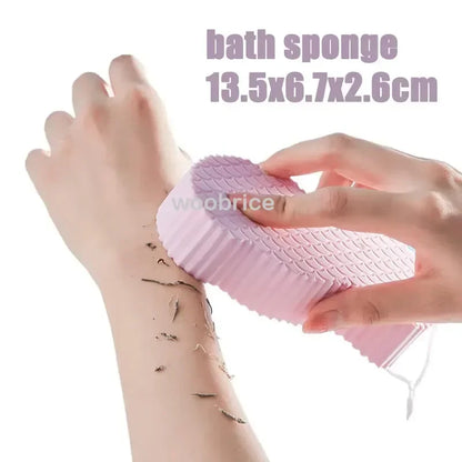 Silicone Shower Mat Foot Scrubber Back Brush
