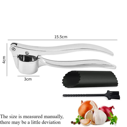 Stainless Steel Garlic Press Mincer