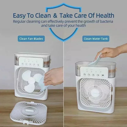 3-in-1 Portable Mini Air Cooler Fan