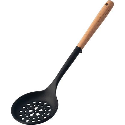 Silicone Cooking Spatula Wooden Handle