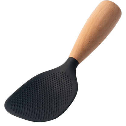 Silicone Cooking Spatula Wooden Handle