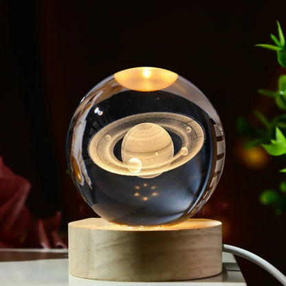 Galaxy Crystal Ball LED Night Light