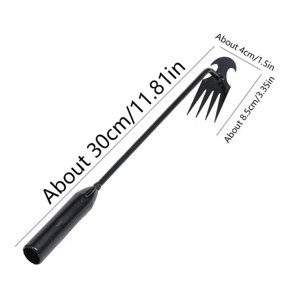 Carbon Steel Garden Hoe Durable Hand Weeding Tool