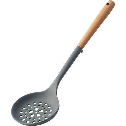 Silicone Cooking Spatula Wooden Handle