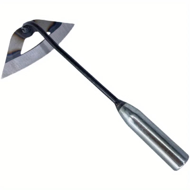 Premium All-Steel Hollow Hoe Handheld Weeding Rake