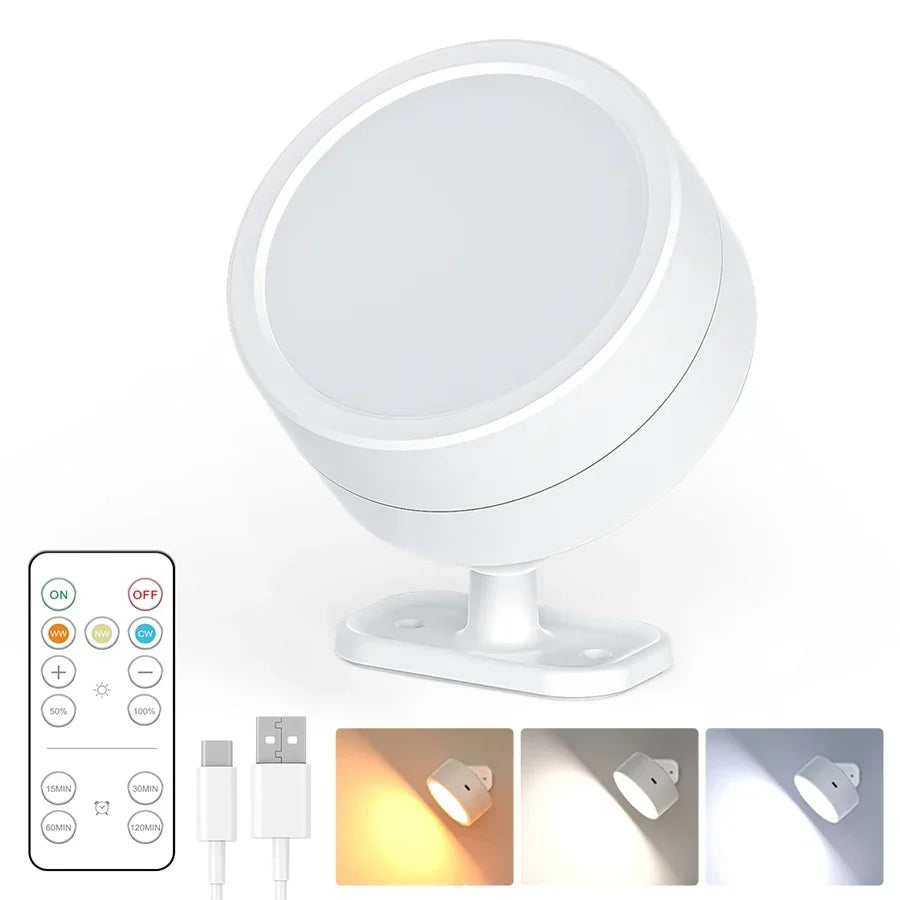 360° Rotatable LED Wall Lamp