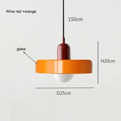 Nordic Glass Bauhaus Chandelier Light