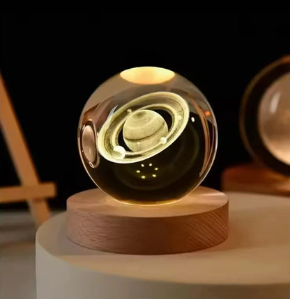 Galaxy Crystal Ball LED Night Light