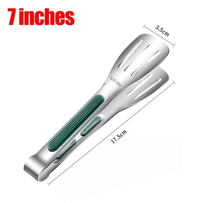 Stainless Steel Food Tongs Heat-Resistant