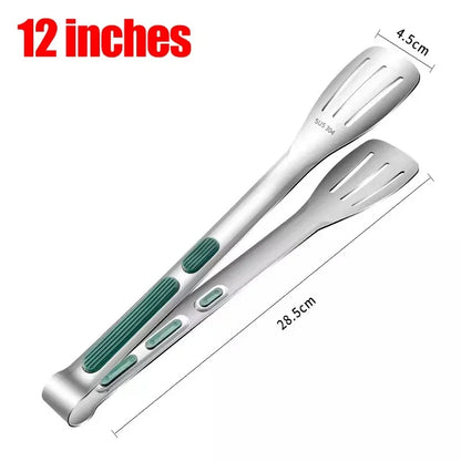 Stainless Steel Food Tongs Heat-Resistant