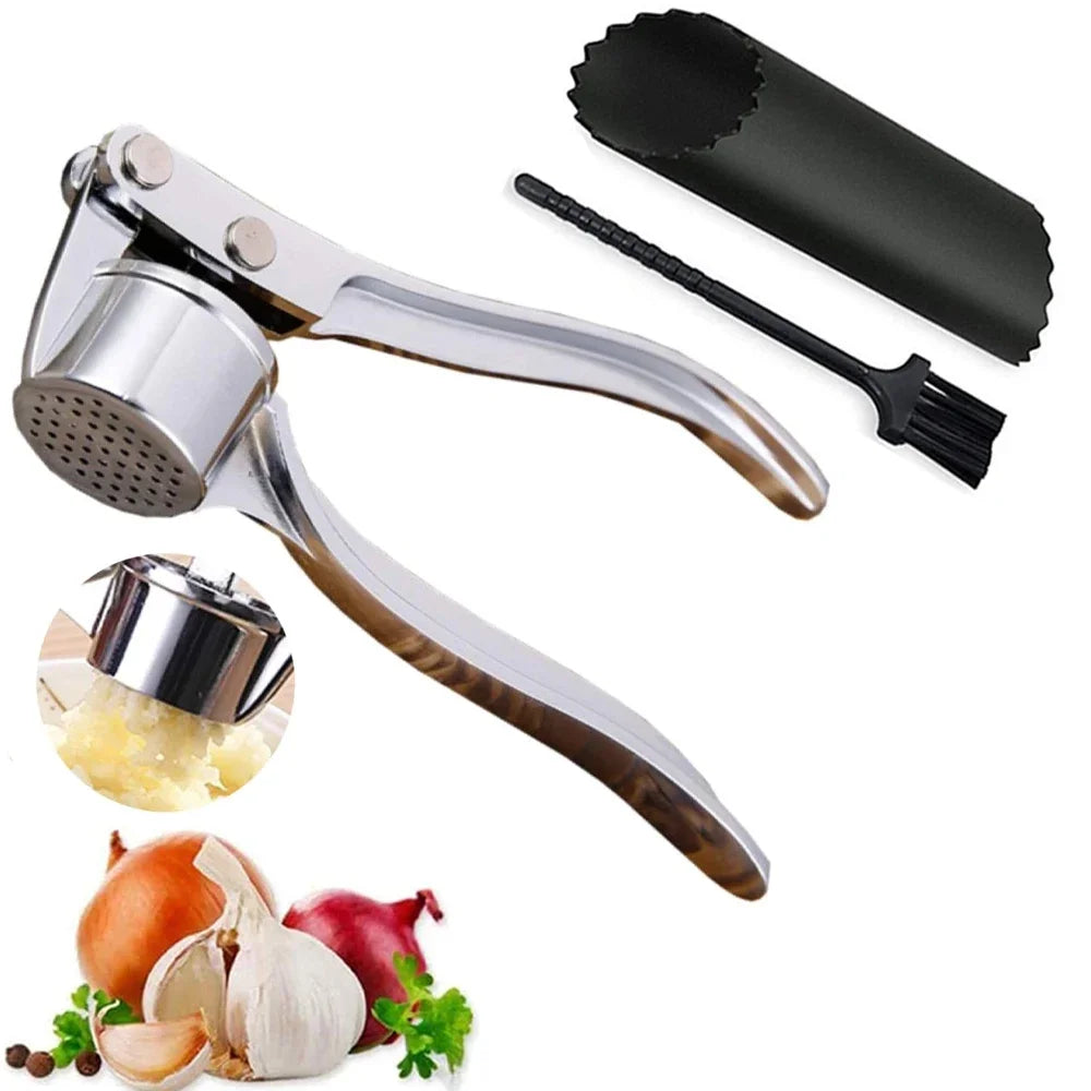 Stainless Steel Garlic Press Mincer