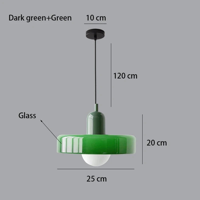 Nordic Glass Bauhaus Chandelier Light
