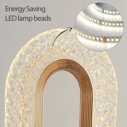 3D Crystal Touch Night Light