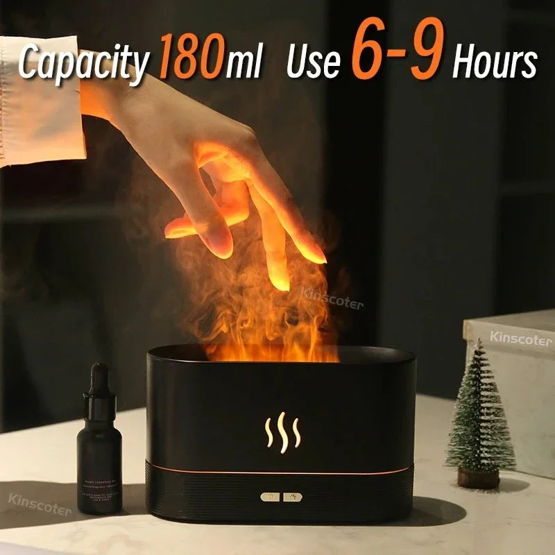 LED Flame Ultrasonic Humidifier