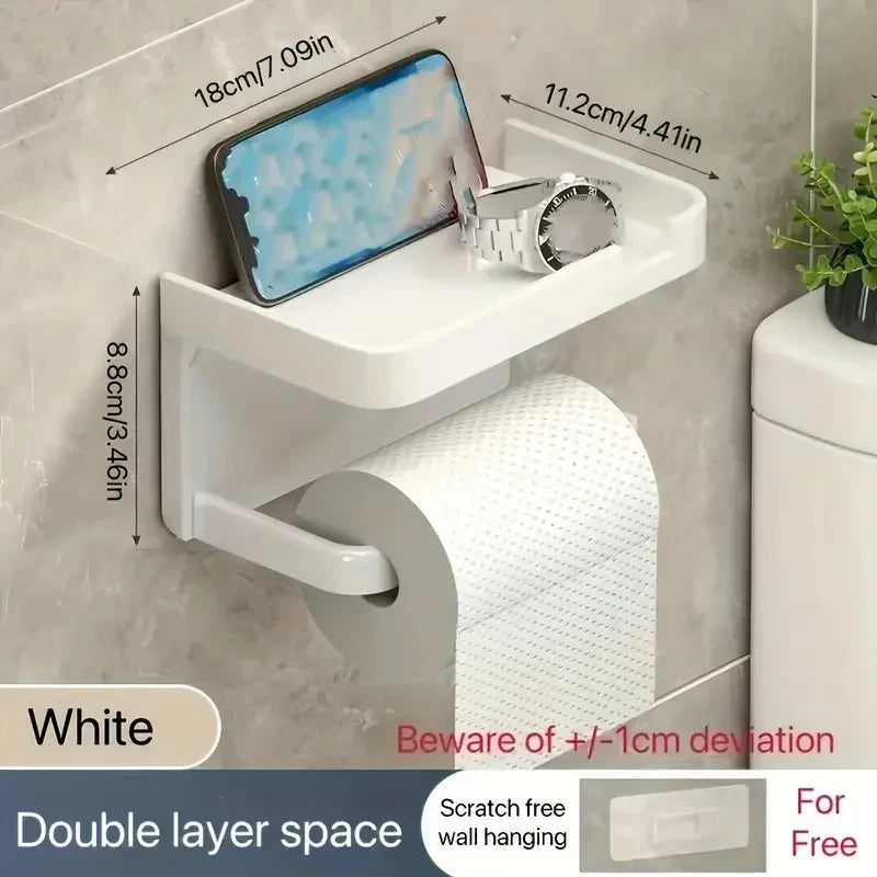 Wall-Mounted Toilet Paper Holder