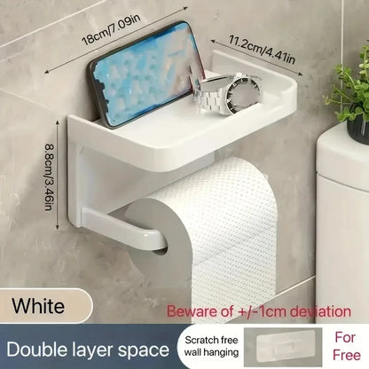 Wall-Mounted Toilet Paper Holder