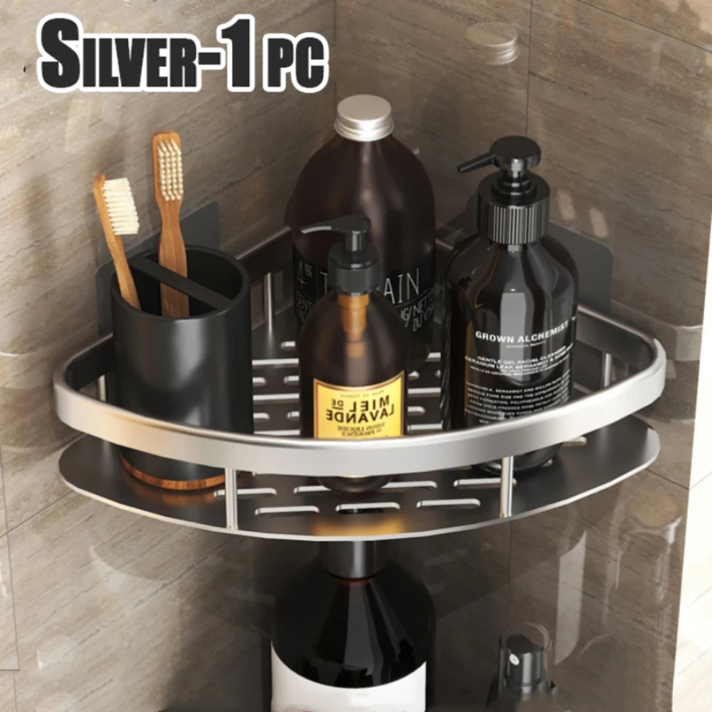 Wall-Mounted Bathroom Shelf